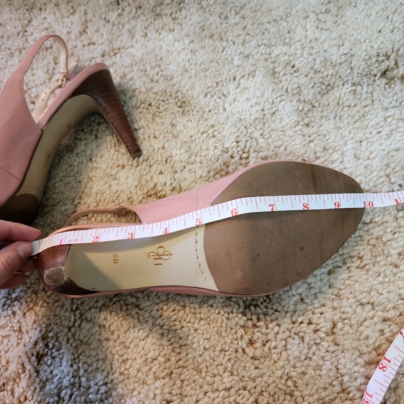 Cole Haan Powder Pink Shoes, Heeled Sandals, slingback - Picture 6 of 11